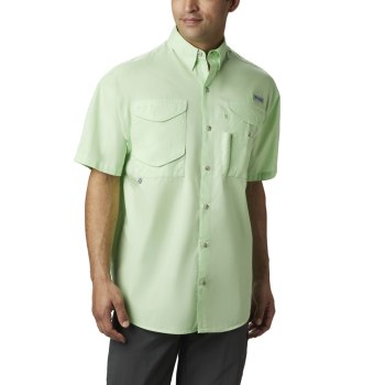 Columbia Overhemd Heren, PFG Bonehead Short Sleeve Groen, 68RPYTQUC